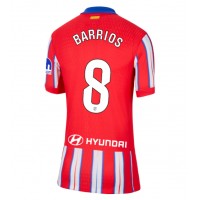 Billiga Atletico Madrid Pablo Barrios #8 Hemma fotbollskläder Dam 2024-25 Kortärmad